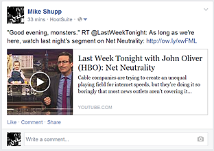 Last Week Tonight with John Oliver (HBO): Net Neutrality