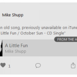 "A Little Fun" on Apple Music Connect