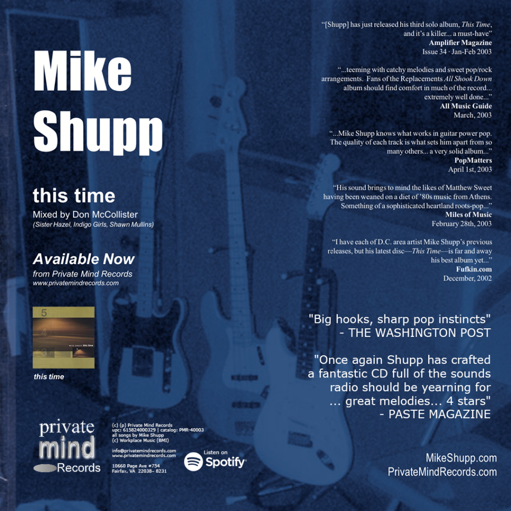 Mike Shupp - This Time