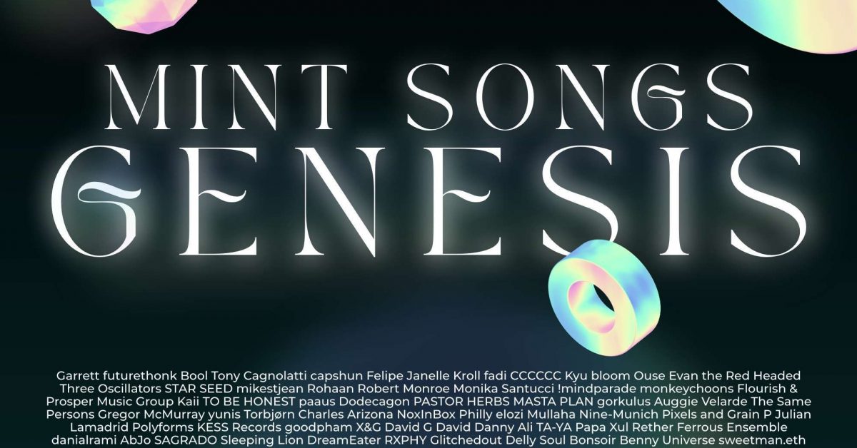 Mint Songs Genesis Poster
