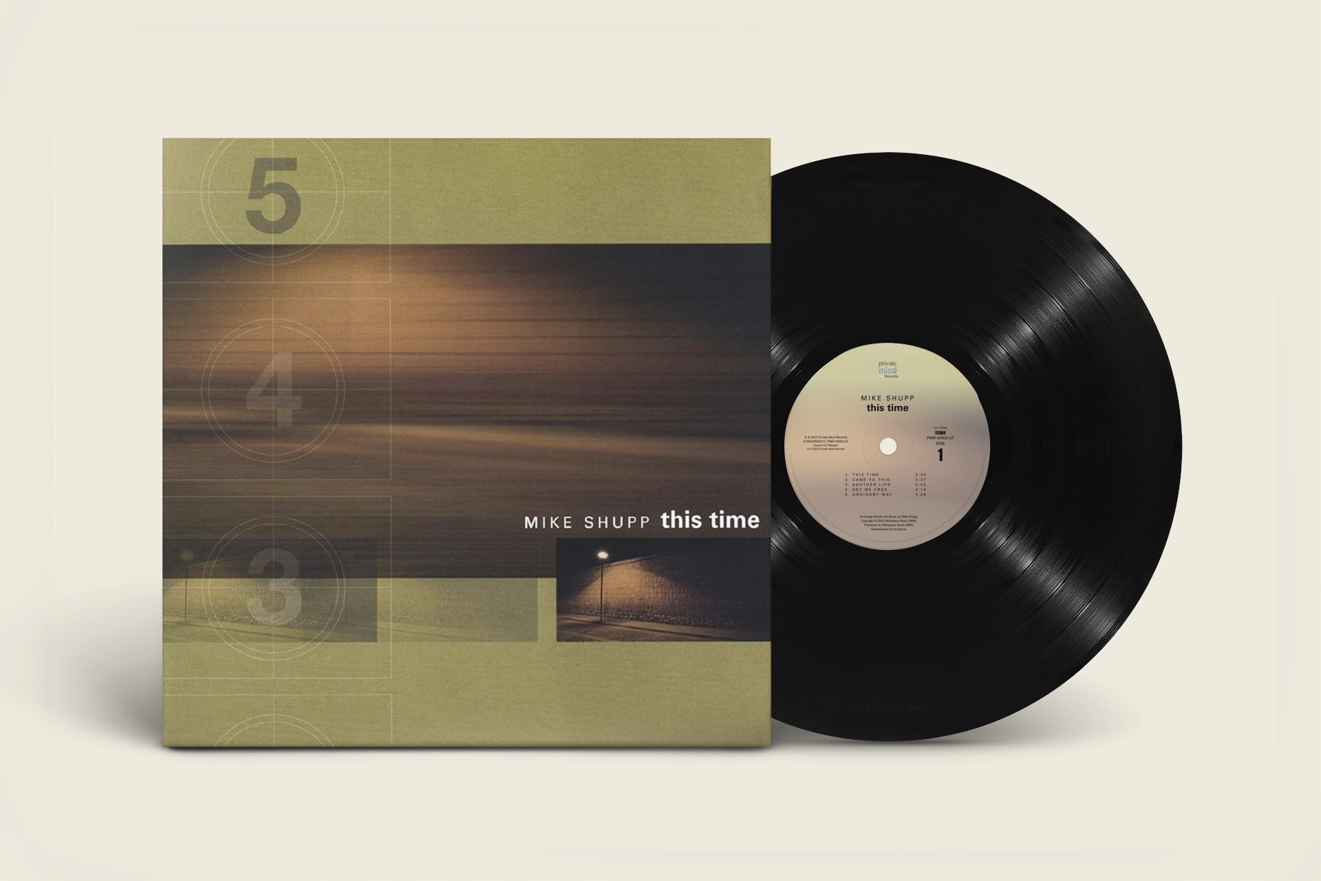 Mike Shupp "This Time" Vinyl - Front Cover